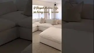 U-Shaped Modern Sofa ,best sofa for living room#amzonmustbuy#review#furniture