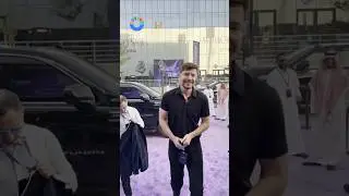 Mr. Beast, Speed's arrival in #riyadhseason 🫶🏻🇸🇦 #shortsvideo #youtubeshorts
