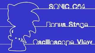 SONIC C64 [PAL] - Bonus Stage - 8-Bit - SID Music (Oscilloscope View)