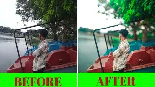 CINEMATIC Trending Light Green Tone Editing 😍 | Lightroom Green Tone Editing - Mahend Sethiya 