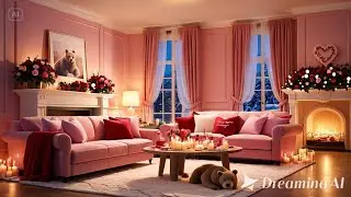 Cozy Valentine's Day Ambience 💖 Beautiful Romantic Piano Music🌹Relaxing Valentine Music 006