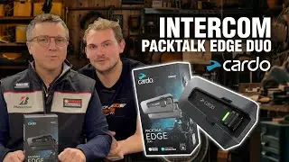 Test de l'intercom Packtalk Edge Duo de Cardo par David et Tom de Moto Axxe Royan