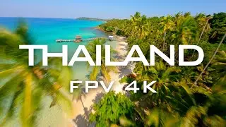 THAILAND in 4K | Cinematic FPV Drone Tour of Hidden Beaches & Tropical Cliffs