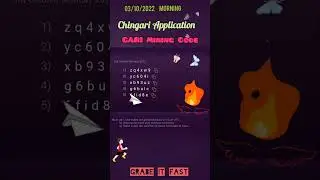 Today Chingari Application GARI Mining Codes 🙏🇮🇳 #chingariapp #garicoin #chingari @drhealthguru