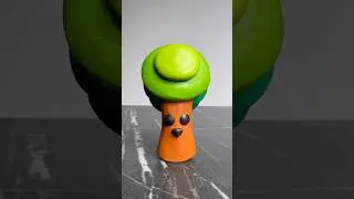 OMG 😱 I made mr. Tree| Sprunki#clay #clayart #plasticinerelax