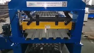 How to produce vented composite floor deck ? 1.5' B deck steel deck roll forming machine for America