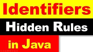 Identifiers in Java