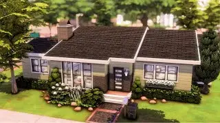 One Story Base Game Family Home 🏡 The Sims 4 Speed Build | No CC