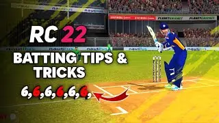 Real Cricket 22 Batting Tips And Tricks || Easily Hit Six 🏏