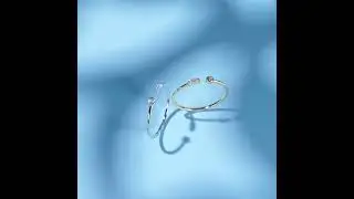 Modian Real 925 Sterling Silver Simple Thin Clear CZ Finger Rings