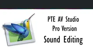 PTE AV Studio - Pro Version - Sound Editing