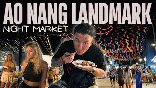 Trying Crocodile Meat at Ao Nang Landmark! 🐊 | AO Nang VLOG