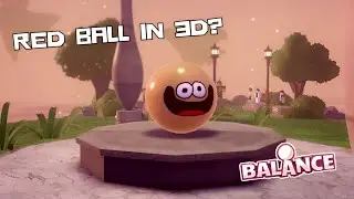 I played RED BALL in 3D on ROBLOX!