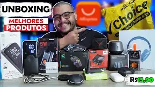 UNBOXING Aliexpress CHOICE os MELHORES PRODUTOS baratos!