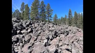Quaternary Basalt Flow in Walnut Canyon