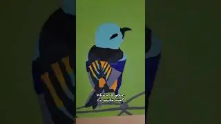 Abstract Bird Or Realism Bird???  #shorts #art