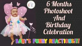 6 months baby photoshoot । 6 months baby photoshoot ideas । 6 months birthday | Mom and Baby Shark