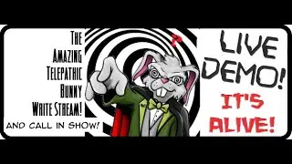 The Amazing Telepathic Bunny Write Stream! It's Alive! Live Character Creation!
