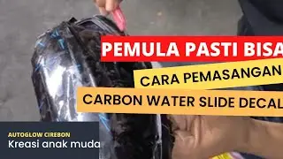 Full Video Proses Water Slide Decal #waterdecal #modifikasimotor