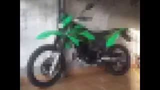 XR 250 Tornado Verde Kawasaki.
