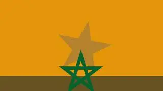 Flags with star in center