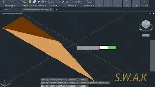 How to use 3D FACE Command in AUTO CAD, An Easy Way