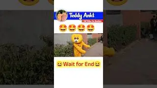 🔥🫣.. Gate.. pass.😆 prank.. teddy bear bakchodi 🔥 #funny #comedy #shorts #teddy_ankt