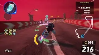 Sonic Racing CrossWorlds Time Trials Sonic Speed - White Space