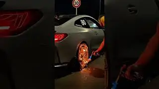 DON'T Try This Wheel Stunt at Home ⚠️ #car #shorts