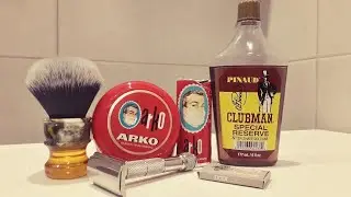 Arko Shaving Stick, Clubman Pinaud Special Reserve Cologne, Gamechanger 68-p, Yaqi Sagrada Familia