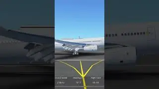 Airbus A330-300 butter landing EDDF Frankfurt #landing #plane #shorts