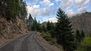 Driving Up A Mountain Backroad (Blue River Oregon)