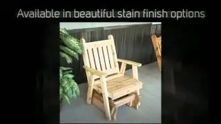 AL Furniture Co. Traditional English Red Cedar Gliding Chair