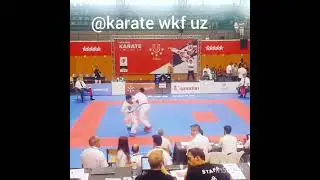 wadokay karate Ken Nishimura vs Dostonbek Otabollaev #shorts  #karate  #Асилбек карате