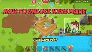HOW TO UNLOCK HARD MODE IN MINE SURVIVAL - FULL GAMEPLAY