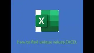 How to find unique values in excel