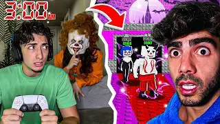 APARECI&Oacute; un PAYASO en MI CASA A LAS 3 AM POR JUGAR ROBA UN PAYASO DE FEDE VIGEVANI!