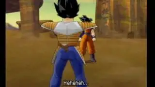 DBZ Infinite World: Vegeta Kills Nappa