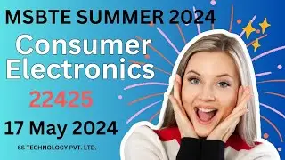 MSBTE Consumer Electronics Answer Key || CEL 22425 Summer Exam || #hindi #msbte #new #exam