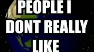bruno powroznik- People I don&rsquo;t really like