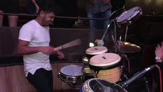 Anish percussionist live at Bombay cocktail bar