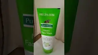 Pure roots face wash je aapni skin mate best che#skincare #skin #bestproducts #face #skincareroutine