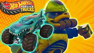 ¿¿Los Monster Trucks de Hot Wheels se unen con Crushzilla??