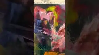 &ldquo;I am surrounded by people without vision&rdquo; artist oil painting abstract art expressionism