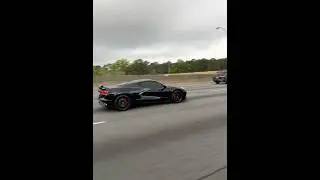 This Chevrolet Corvette C8 looks good and It went super fast #shorts