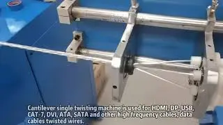 STP LAN cable twist machine #cabletwisted