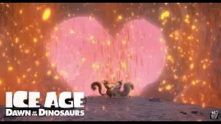 Scrat & Scratte Kiss Moment | Ice Age 3 Romantic Scene [Movie Clip]