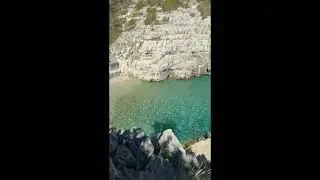 Hidden⛵ Romantic Beach🏝  Mala Stiniva #Hvar🌅 Croatia