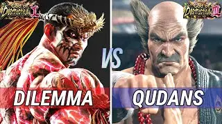 Tekken 8 | Qudans (Heihachi) vs Dilemma (Fahkumram) | High Level Gameplay