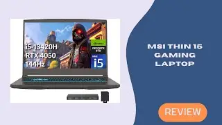 MSI Thin 15 Gaming Laptop &ndash; RTX 4050, 64GB RAM, 4TB SSD + Docking Station